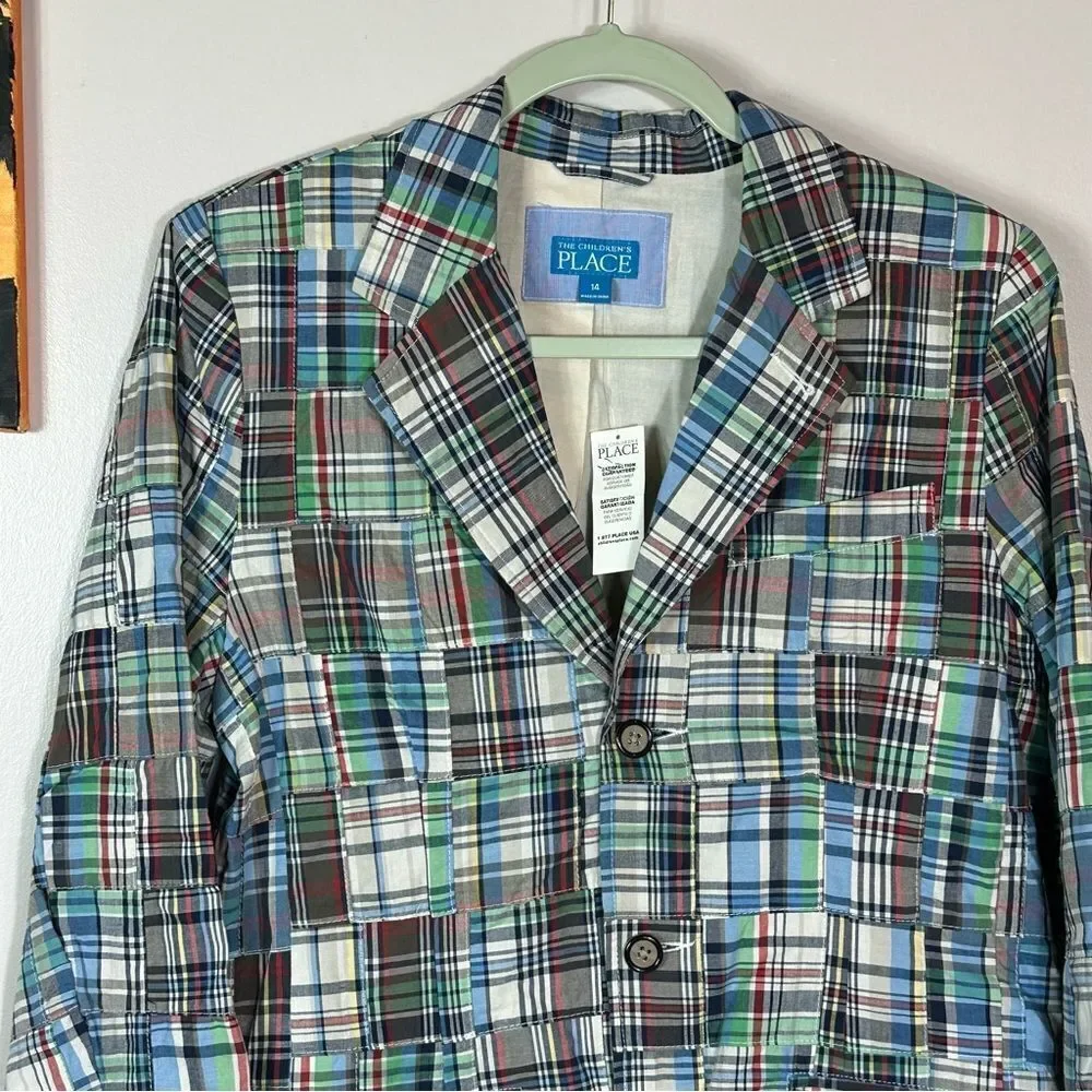 The Children's Place Multicolor Plaid Blazer